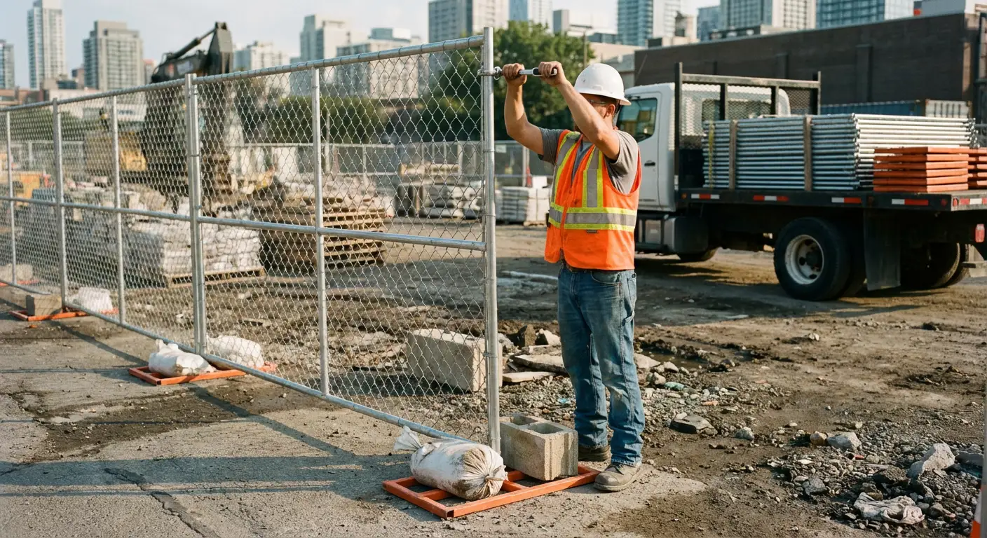 Temporary Fence Rental in Gilroy