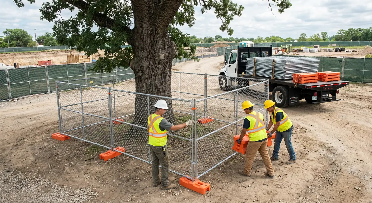 Temporary gate rental and secure perimeter fencing in Gilroy, CA