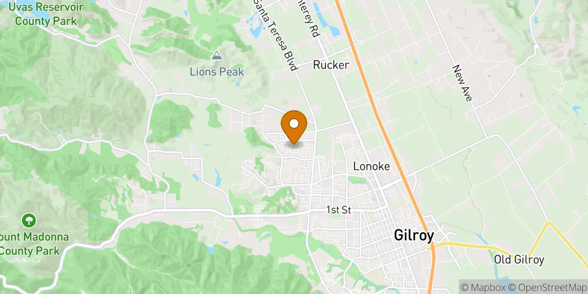  neighborhood map in Gilroy, CA