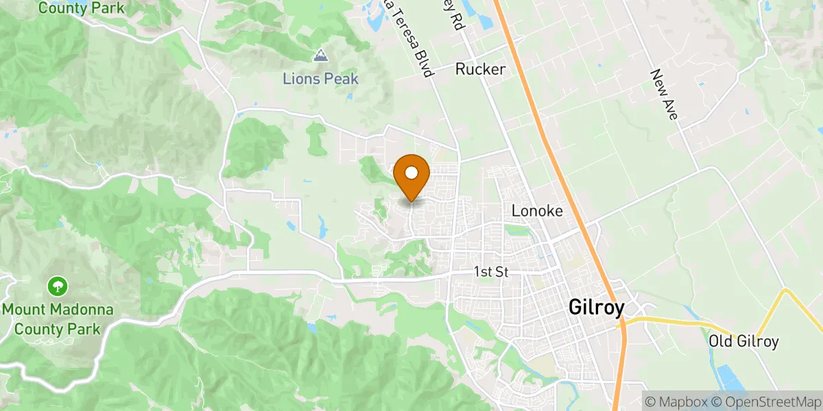  neighborhood map in Gilroy, CA