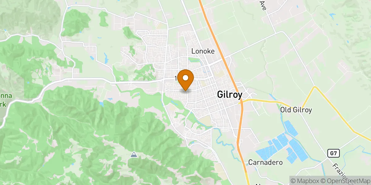 el neighborhood map in Gilroy, CA